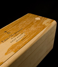 serigrafia sobre cajas de madera