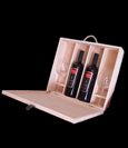 cajas para vino con tapa bisagra