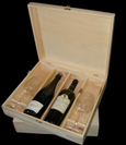 cajas de vino con tapas tipo bisagra