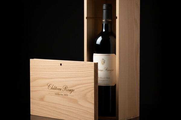Cajas de madera premium para vinos