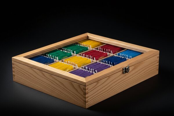 Cajas organizadoras de té